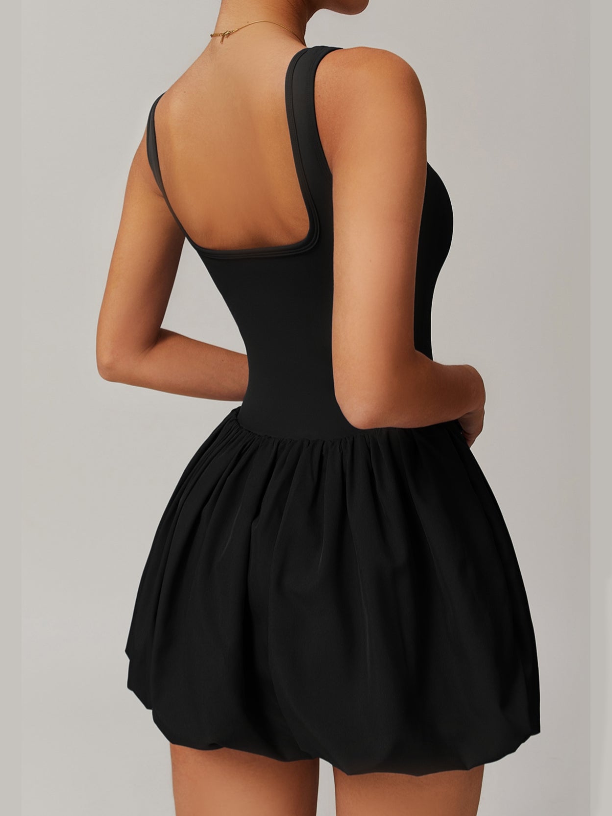 French-Embossed Button Sports Dress