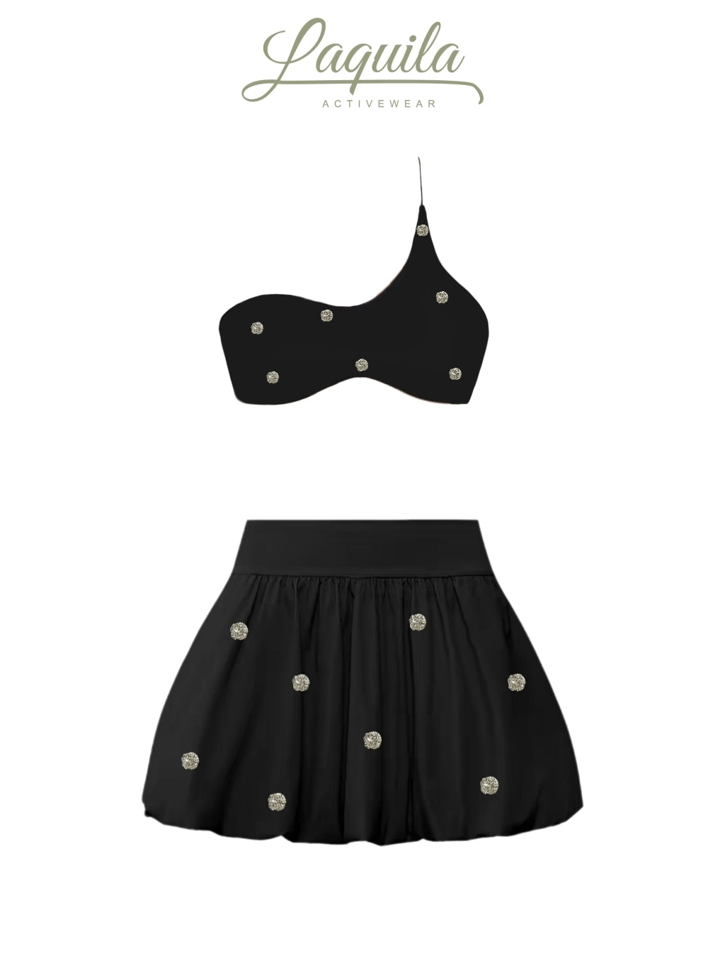 Silver Wave Sports Skirt